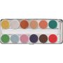 Kryolan Aquacolor Interferenz palette 12 couleurs