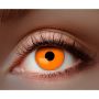 Lentilles de couleur orange flash Uv