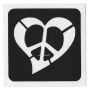 Pochoir Glittertattoo Heart Peace (5 pièces)