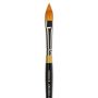 Kingart Golden Taklon Brush Oval Floral Petal 6