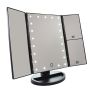 Miroir de maquillage LED triptyque grossissement 2+3x