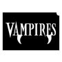 Pochoirs de tatouage pailletés Vampires (pack de 5)