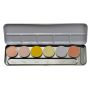 Kryolan aquacolor interferenz palet 6 couleurs Special Filling