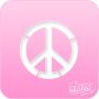 Pochoir Silly Farm Stencil Peace Sign (signe de paix)