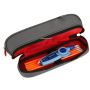 Zuca Pencil Case Grey/Red