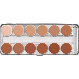 Kryolan Supracolor Palette 12 Colors (TV Palette)