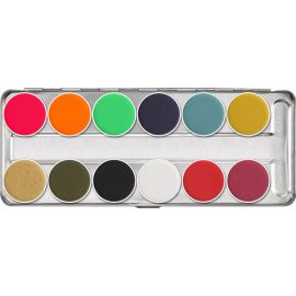 Kryolan Aquacolor K Basispalet 24 kleuren