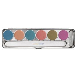 Kryolan Aquacolor Interferenz palette 6 couleurs