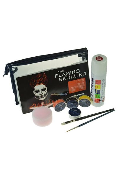 Kit Kryolan The Flaming Skull (crâne enflammé)