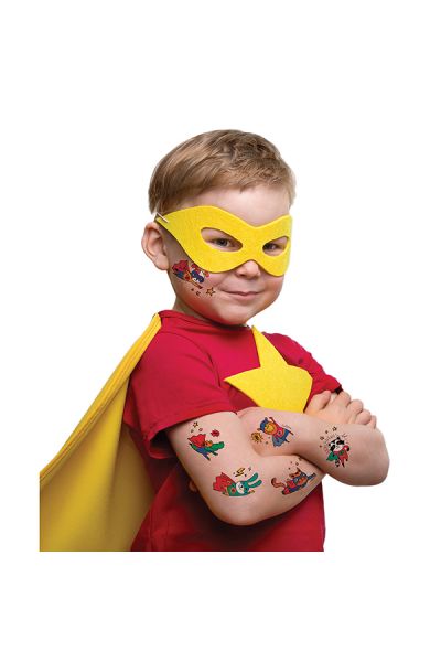 Tatouage temporaire Superhero Set