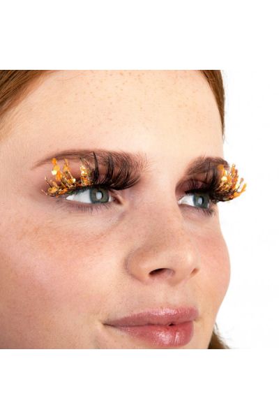 Faux cils Pxp Orange Glitter|Barranquilla Style