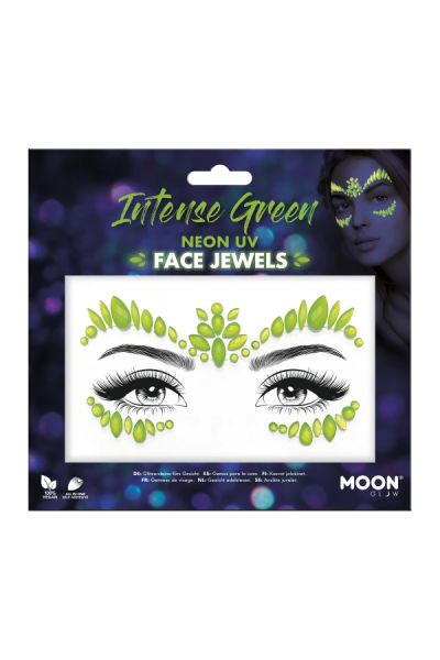 Bijoux de visage Vert fluo