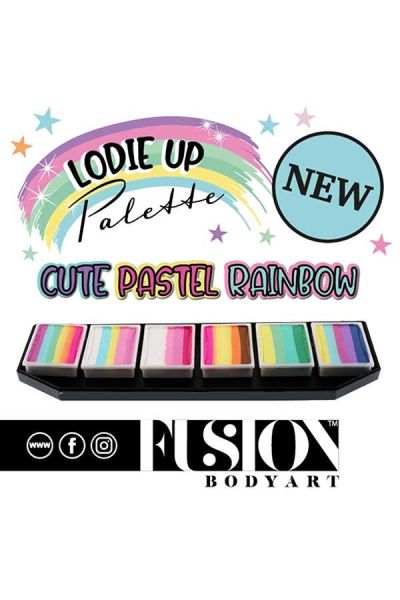 Fusion Lodie Up Palette arc-en-ciel pastel mignonne