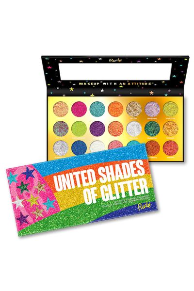 United Shades of Glitter - 21 Palette de paillettes pressées