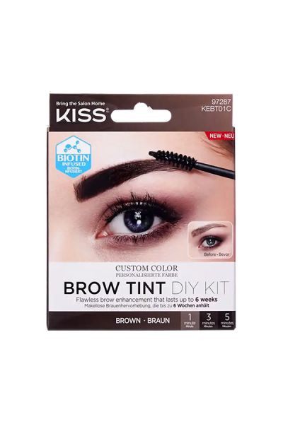 Kit de teinture pour sourcils brun