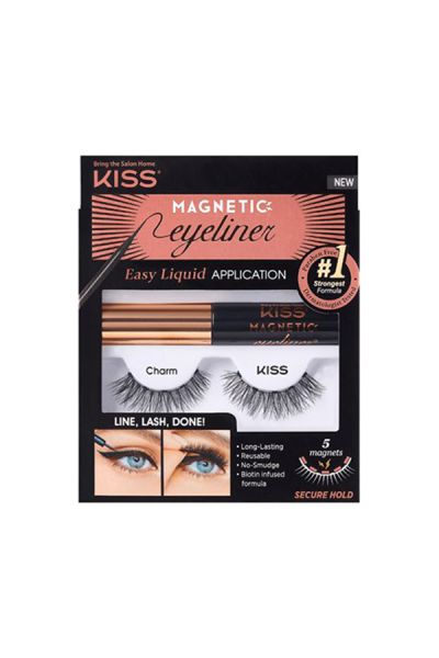 Kit magnétique Kiss Eyeliner & Lash 07 Charm 