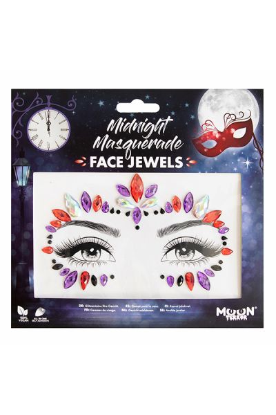 Bijoux de visage Mascarade de minuit