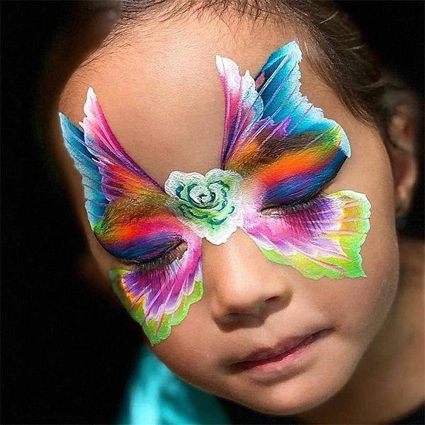 Fusion Body Art Face Painting Split Cakes - LODIE UP Pastel Rainbow | 30g