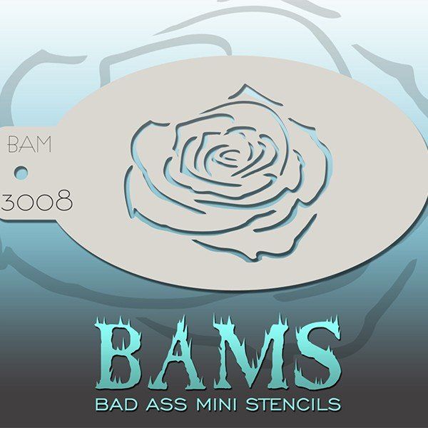 Bad Ass Bams FacePaint Stencil 3008