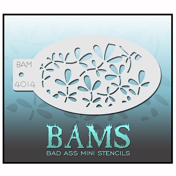 Pochoir de peinture pour le visage Bad Ass Bams 4014