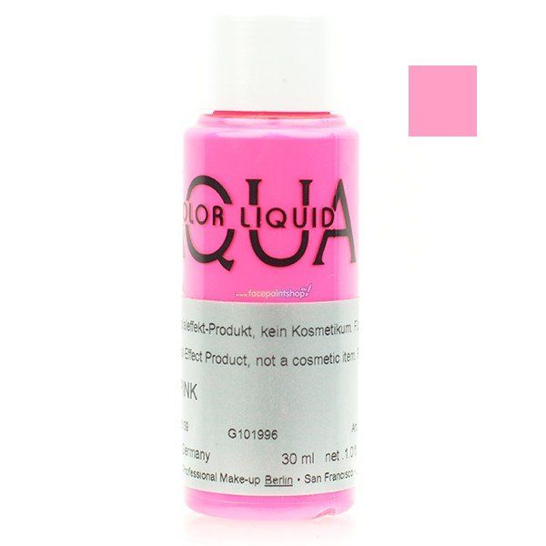 Kryolan Aquacolor Couleur Uv Liquide Rose