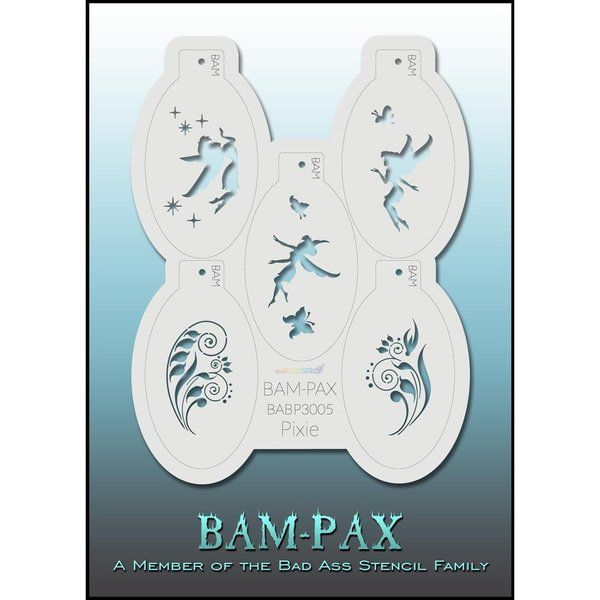 Pochoir Bad Ass Bam-Pax Pixie