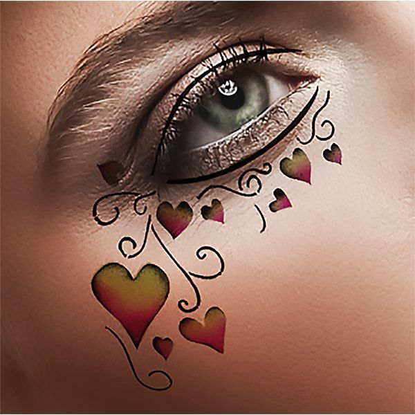 Pochoir Extreme Beauty Tribal Hearts