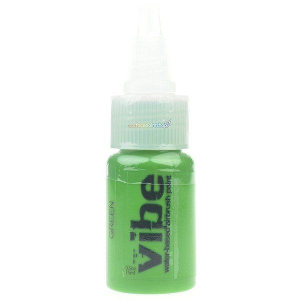 Pinceau de maquillage et d'aspiration à base d'eau Vibe Primary (vert)