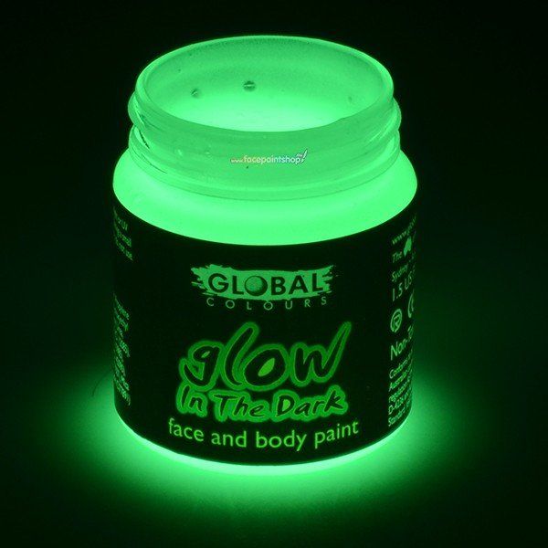 Global Bodyart Vert phosphorescent