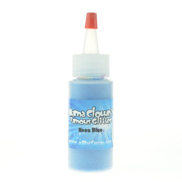 Famous Clown's Famous Glitter Neon Blue (bleu fluo)