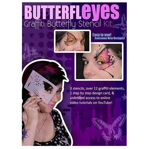 Kit de pochoirs Lea Selley Graffiti Butterfly