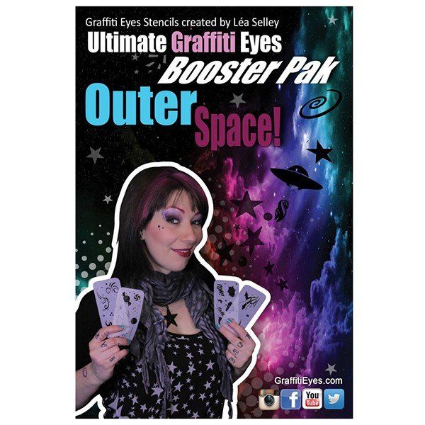 Lea Selley Ultimate Graffiti Eyes Booster Pack Outer Space (en anglais)