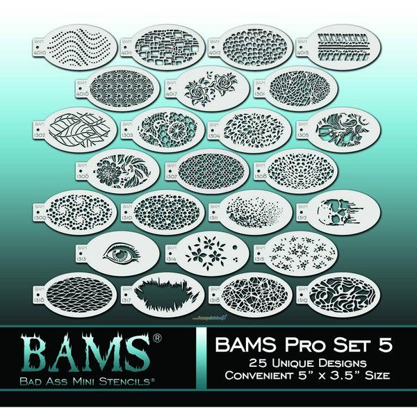 Bad Ass 25 Stencils Pro Set 5