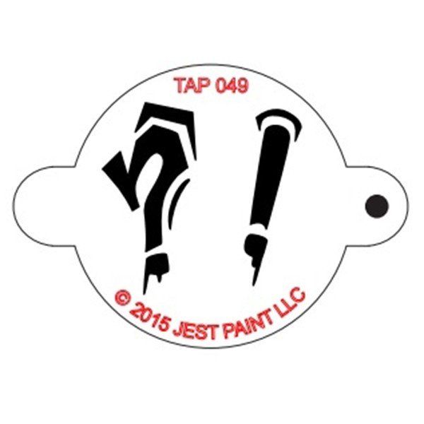 Tap Facepaint Graffiti Signes de ponctuation