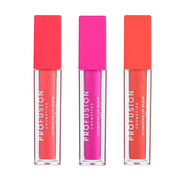 Profusion Lip Trio High Shine Lip Gloss - Brights