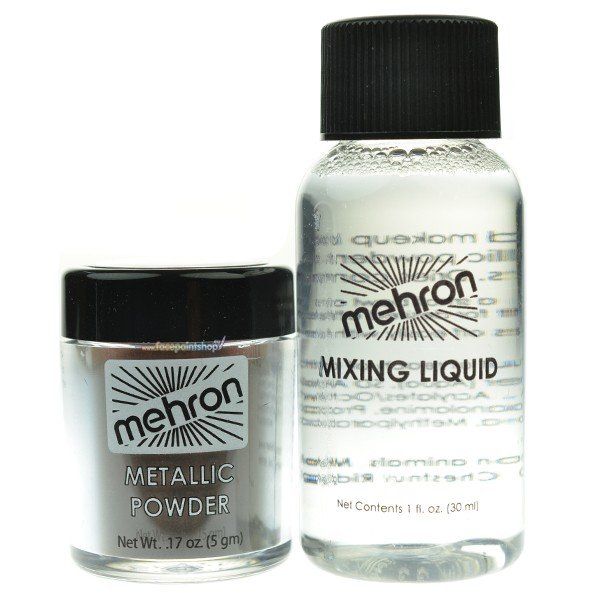 Mehron Metallic Powder Bronze Avec Liquide de Mélange