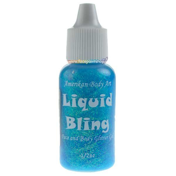 Amerikan Body Art Liquid Bling Glacier Blue 15ml