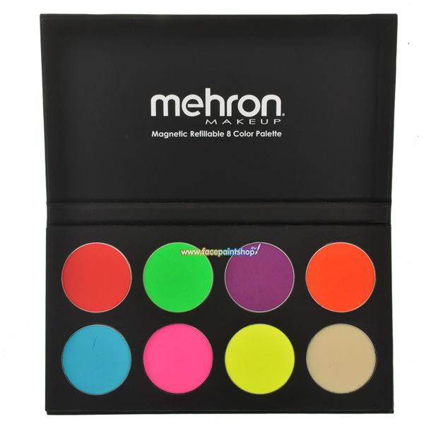 Paradise Makeup AQ - Palette 8 couleurs - Neon UV Glow