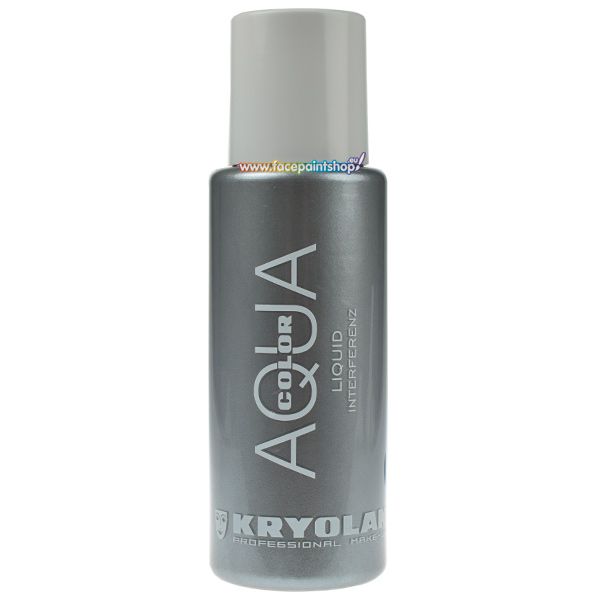 Kryolan Aquacolor Interferenz Liquid Silver 150ml