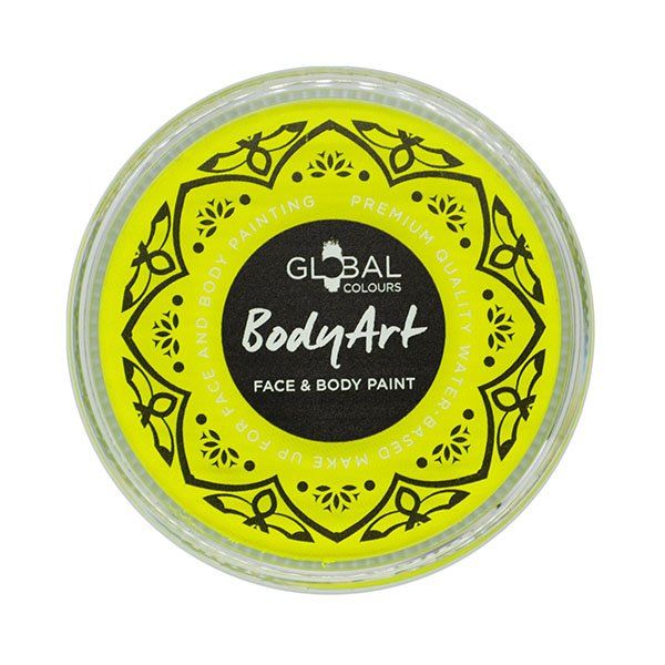 Global Face & Body Paint Neon Yellow 32gr