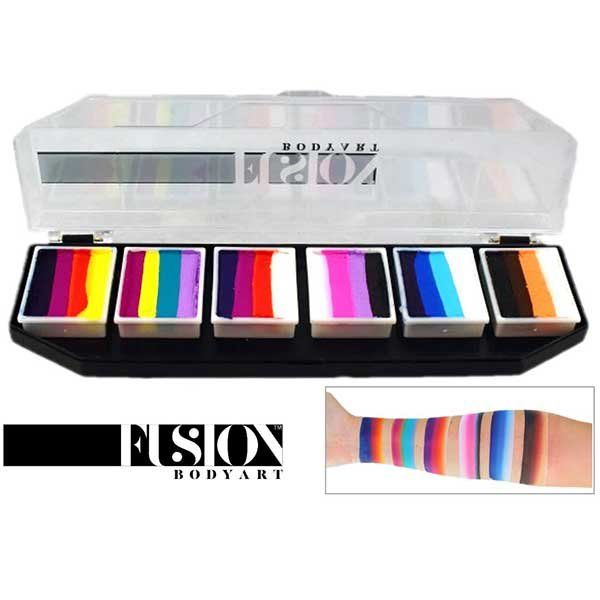 Fusion Body Art Palette Rainbow Splash