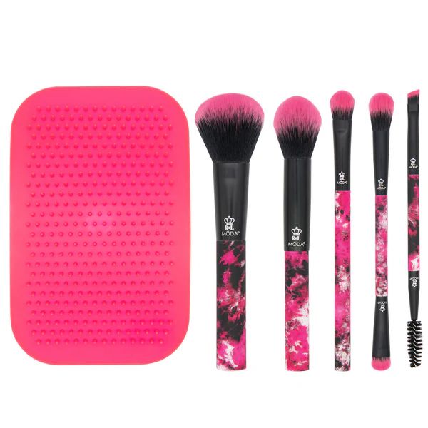 Kit Royal Brush Moda Neon Pink Tie Dye