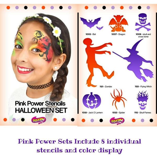 Sillyfarm Holiday Pink Power Set de pochoirs