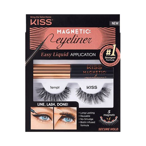 Kit magnétique Kiss pour les cils et l'eye-liner 02 Tempt