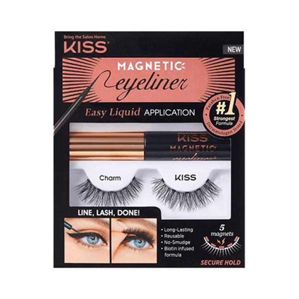 Kit magnétique Kiss Eyeliner & Lash 07 Charm 