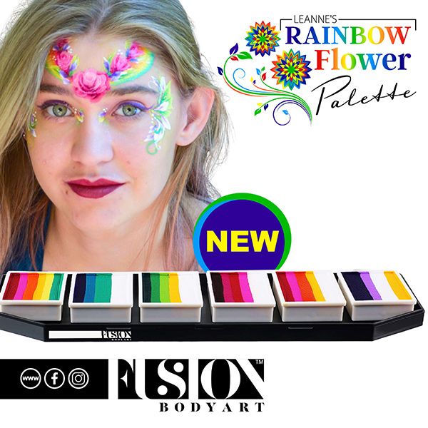 Leanne's Rainbow Flower Palette