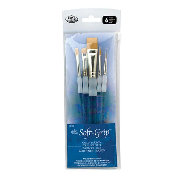 Royal Brush Soft Grip Set 5 brosses Sg301-3t