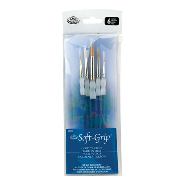 Royal Brush Soft Grip Set 5 brosses Sg303-3t