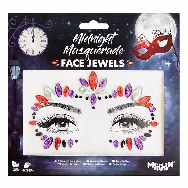 Bijoux de visage Mascarade de minuit