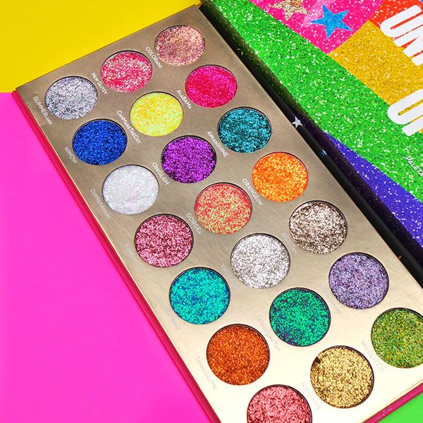 United Shades of Glitter - 21 Palette de paillettes pressées